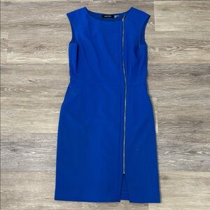 Ellen Tracy Royal Blue Midi Dress